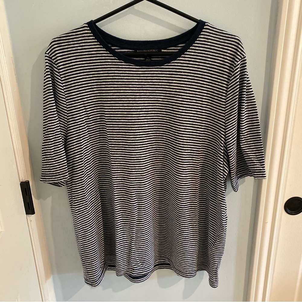 Black and White Striped T-Shirt